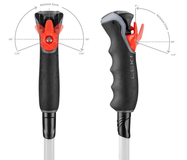Kijki narciarskie Leki 3D Carbon 14 Women 110 cm Biało-złote (4028173321162) - obraz 7
