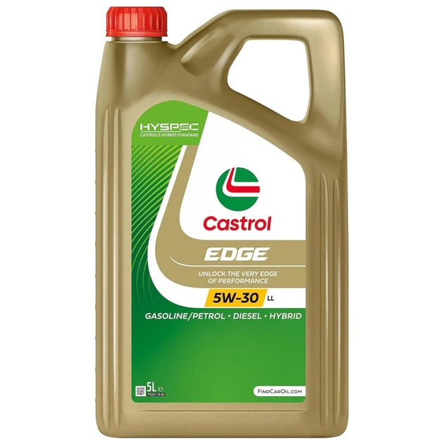 Олива моторна CASTROL Edge LL 5W-30 5 л (15669E) - Фото 1 Олива моторна CASTROL Edge LL 5W-30 5 л (15669E) - зображення 1