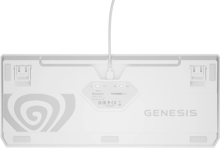 Klawiatura przewodowa Genesis Thor 230 TKL Wireless Outemu Red White (NKG-2165) - obraz 13