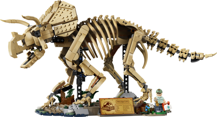 Zestaw klocków LEGO Jurassic World Szkielety dinozaurów: triceratops 1154 elementy (77985) - obraz 2