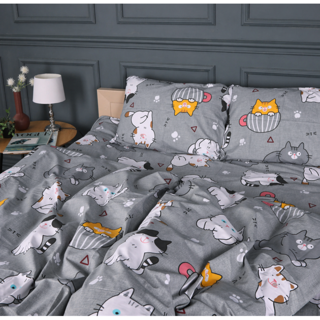 Простирадло MirSon Ranforce Elite 17-0665 Cream Kittens 200 х 220 см (2200009904226) - Фото 3 Простирадло MirSon Ranforce Elite 17-0665 Cream Kittens 200 х 220 см (2200009904226) - зображення 3