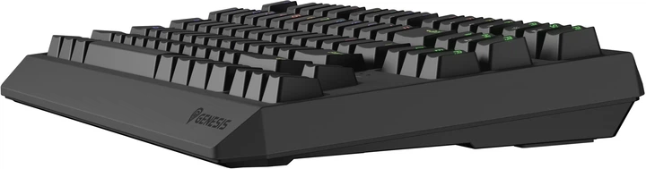 Klawiatura przewodowa Genesis Thor 230 TKL Wireless Outemu Silent Lemon Black (NKG-2108) - obraz 8