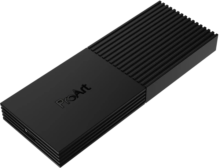 Внешний корпус для SSD Asus ProArt PA40SU M.2 NVMe (PCIe) USB4 Type-C Black (90DD0330-BA9010) - Фото 14 Внешний корпус для SSD Asus ProArt PA40SU M.2 NVMe (PCIe) USB4 Type-C Black (90DD0330-BA9010) - изображение 14