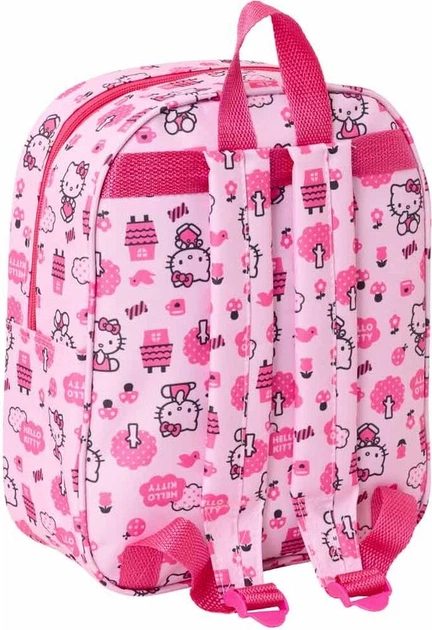 Рюкзак дошкільний Safta Hello Kitty 3D Рожевий 27 x 22 x 10 см (8412688597000) - Фото 2 Рюкзак дошкільний Safta Hello Kitty 3D Рожевий 27 x 22 x 10 см (8412688597000) - зображення 2