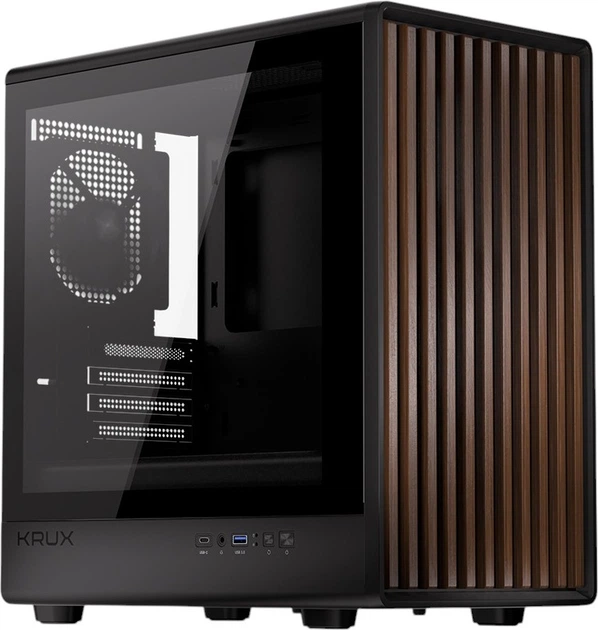 Obudowa Krux Helio Black (KRXD011) - Zdjęcie 1 Obudowa Krux Helio Black (KRXD011) - obraz 1