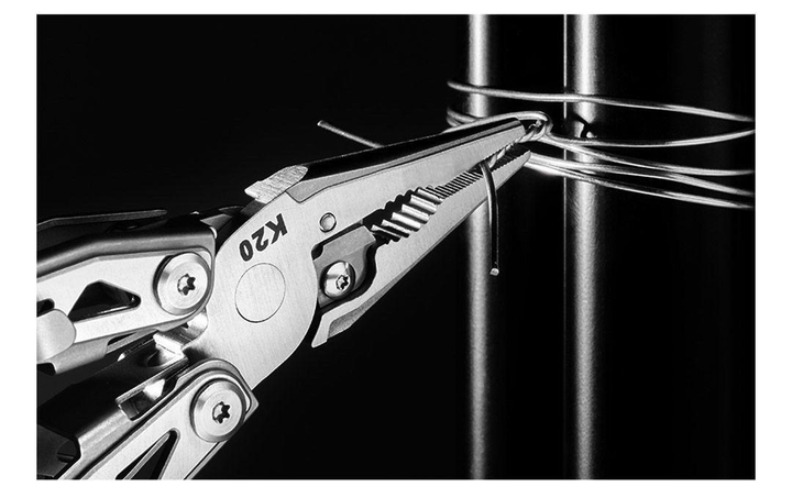 Мультитул 20 в 1 HuoHou Multi-Tool K20 универсальный многофункциональный складной EDC инструмент с плоскогубцами для туризма - изображение 6