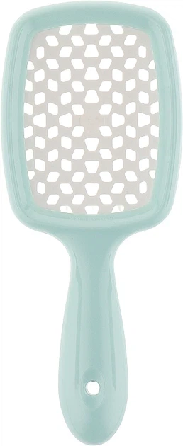 Щітка для волосся м'ятна з білим Janeke Superbrush Standart - Фото 2 Щітка для волосся м'ятна з білим Janeke Superbrush Standart - изображение 2