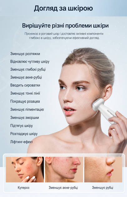 Мезоштамп Derma Stamp BioNeedle 120 голок з регулюванням довжини 0–2 мм для росту волосся та мікронідлінгу Bio Needle - зображення 7