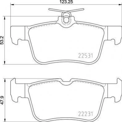 Колодки гальмові BREMBO P24175 Ford Mondeo, S-Max, Kuga, Galaxy; Ford USA Edge DG9Z2200F, DG9C2M007CB, 5302023 - Фото 1 Колодки гальмові BREMBO P24175 Ford Mondeo, S-Max, Kuga, Galaxy; Ford USA Edge DG9Z2200F, DG9C2M007CB, 5302023 - зображення 1