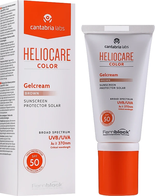 Тональний сонцезахисний гель-крем SPF 50 для нормальної та сухої шкіри / Heliocare Color Gelcream SPF50 / Cantabria Labs - Фото 1 Тональний сонцезахисний гель-крем SPF 50 для нормальної та сухої шкіри / Heliocare Color Gelcream SPF50 / Cantabria Labs - зображення 1