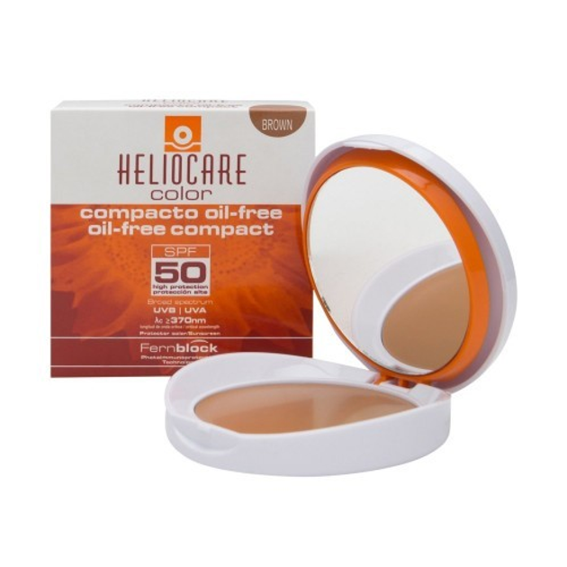 Солнцезащитная компактная пудра SPF 50 Cantabria Labs Heliocare для комбинированной и жирной кожи темный 10 г - Фото 1 Солнцезащитная компактная пудра SPF 50 Cantabria Labs Heliocare для комбинированной и жирной кожи темный 10 г - изображение 1