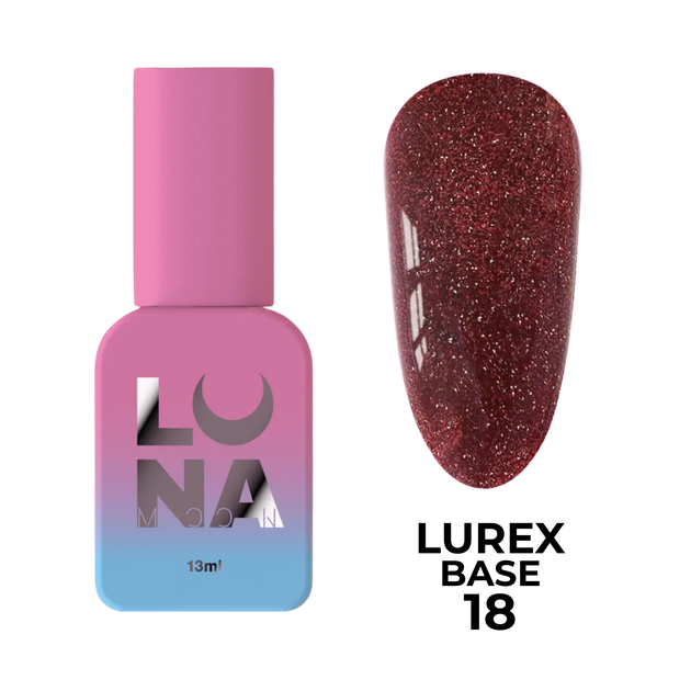База камуфлююча Luna Lurex Base №18, 13 мл - Фото 1 База камуфлююча Luna Lurex Base №18, 13 мл - зображення 1
