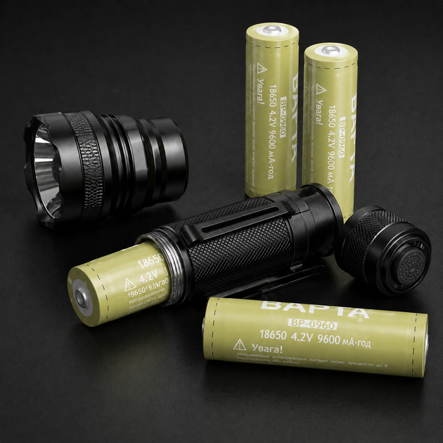 Акумулятор BAPTA BP-0960 18650 9600 мАч для LED пристроїв та портативної електроніки - Фото 2 Акумулятор BAPTA BP-0960 18650 9600 мАч для LED пристроїв та портативної електроніки - зображення 2