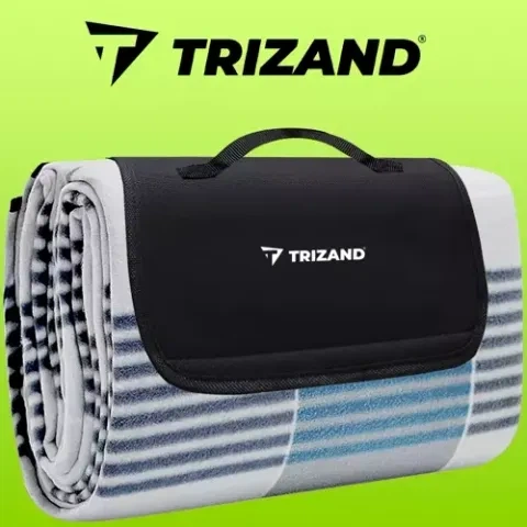 Пляжний килимок Trizand 21077 водостійкий 200×200 см - зображення 5