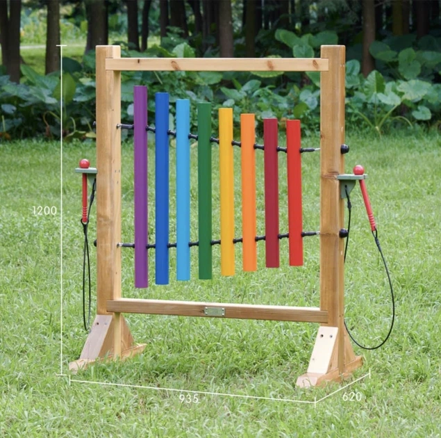 Kolorowy panel muzyczny Masterkidz Tęczowe dzwoneczki (ME03097) (6955920030979) - obraz 2