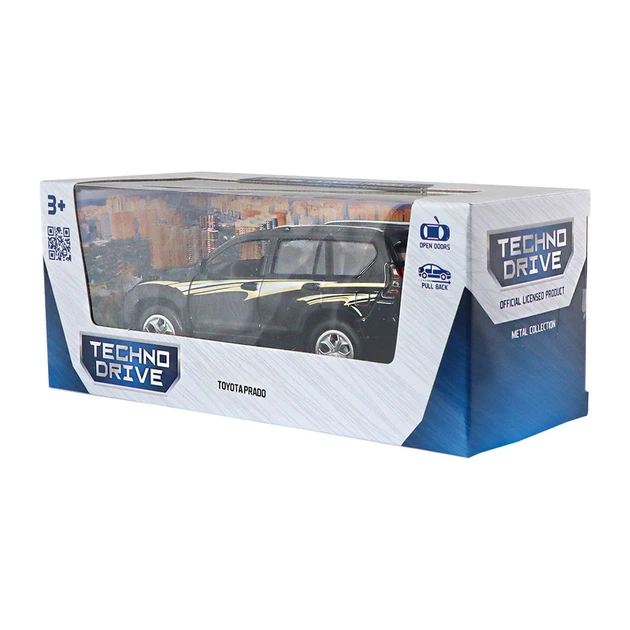 Автомодель – TOYOTA PRADO (чорний) - Фото 4 Автомодель – TOYOTA PRADO (чорний) - зображення 4