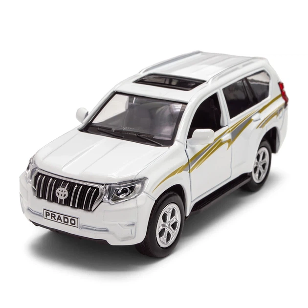 Автомодель - TOYOTA PRADO (білий) - Фото 1 Автомодель - TOYOTA PRADO (білий) - зображення 1