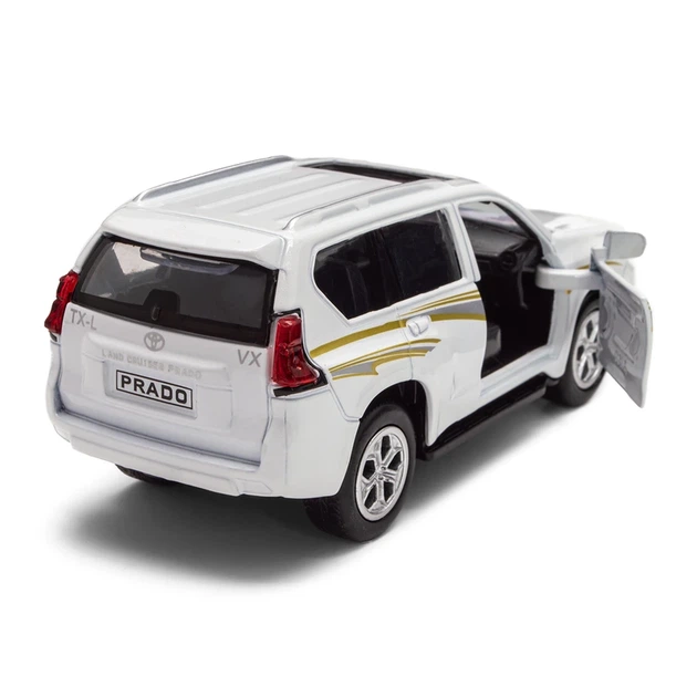Автомодель - TOYOTA PRADO (білий) - Фото 2 Автомодель - TOYOTA PRADO (білий) - зображення 2
