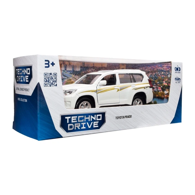 Автомодель - TOYOTA PRADO (білий) - Фото 6 Автомодель - TOYOTA PRADO (білий) - зображення 6