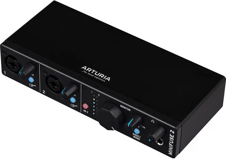 Аудіоінтерфейс Arturia MiniFuse 2 Black (3760033531663) - зображення 3