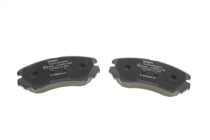 Комплект гальмівних колодок Delphi LP1902 Hyundai Tucson, Elantra, Sonata, Coupe; KIA Sportage, Soul, Magentis 581011FE00, 581011FE01, 581012CA10 - изображение 3