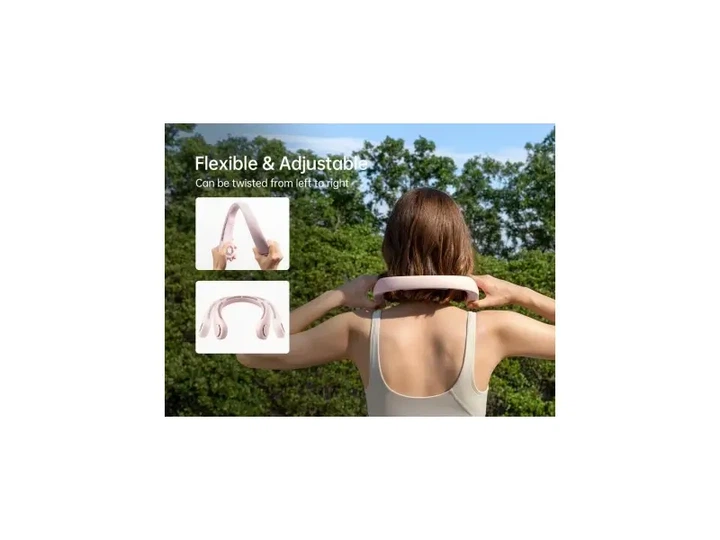 Вентилятор портативний Jisulife Neck Fan Life3 FA14 pink - изображение 14