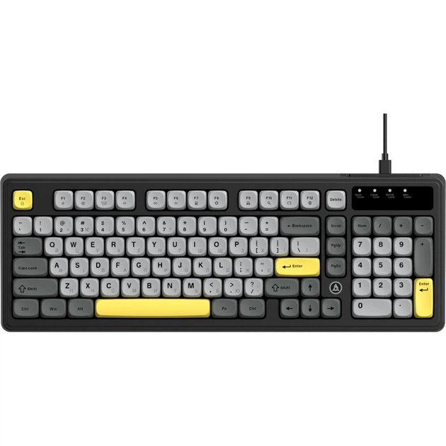 Клавіатура Ajazz AF98 USB UA /Grey/ (ek12535) - Фото 1 Клавіатура Ajazz AF98 USB UA /Grey/ (ek12535) - зображення 1