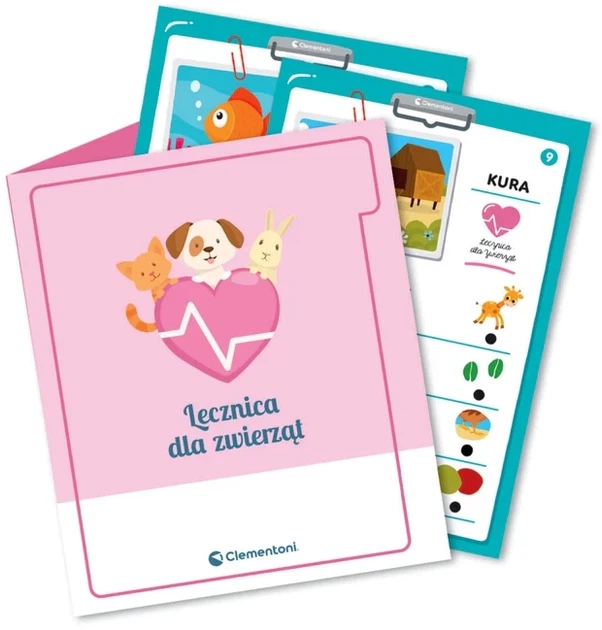 Gra interaktywna Clementoni Mowiące pióro 500 pytań Lecznica dla zwierząt (50389) - Zdjęcie 5 Gra interaktywna Clementoni Mowiące pióro 500 pytań Lecznica dla zwierząt (50389) - obraz 5