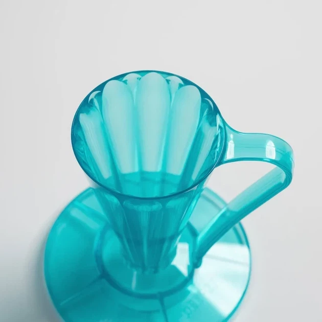 Пуровер Cafec Deep 27 Tritan Flower Dripper Youmeca Blue Store - изображение 2