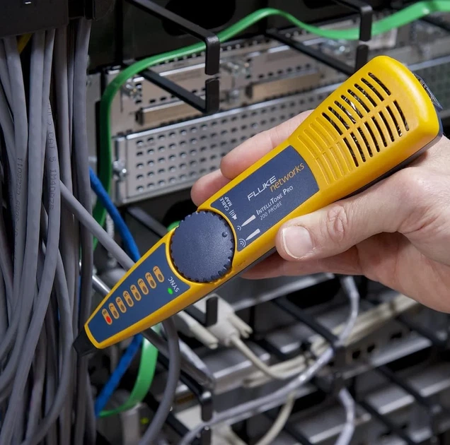 Набір для трасування кабелів Fluke Networks IntelliTone™ Pro 200 LAN Жовтий k1 - зображення 4
