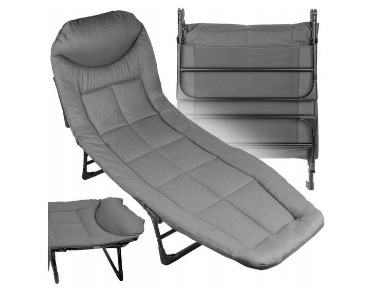 Раскладная туристическая кровать Bass Polska BH31005, 200 × 64 × 30 см - изображение 5