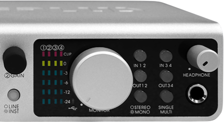 Аудіоінтерфейс Midiplus Studio 4 (4713809432168) - зображення 3