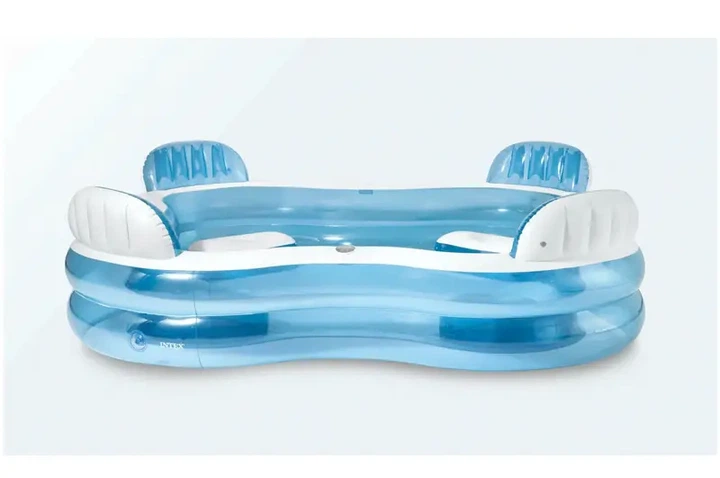 Басейн INTEX "Сімейний" з сидіннями в коробці 56475 р.229*229*66см - изображение 5