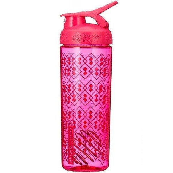 Шейкер BlenderBottle SportMixer Signature Sleek 28oz/820ml Pink Geo Lace - изображение 3