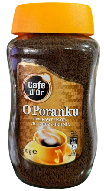 Кава розчинна чорна Cafe d'Or OPoranku, 300гр - Фото 1 Кава розчинна чорна Cafe d'Or OPoranku, 300гр - зображення 1