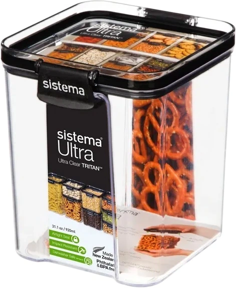 Pojemnik do przechowywania produktów sypkich Sistema Ultra 920 ml (9414202514028) - Zdjęcie 1 Pojemnik do przechowywania produktów sypkich Sistema Ultra 920 ml (9414202514028) - obraz 1
