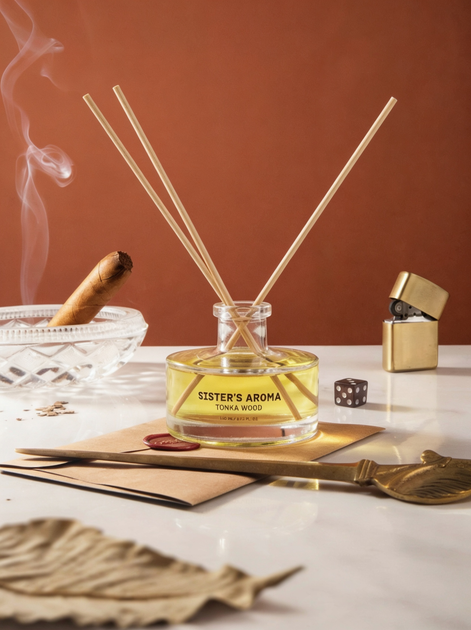 Ароматизатор для дома Sister's Aroma TONKA WOOD 110 мл (4820227787289) - Фото 4 Ароматизатор для дома Sister's Aroma TONKA WOOD 110 мл (4820227787289) - изображение 4