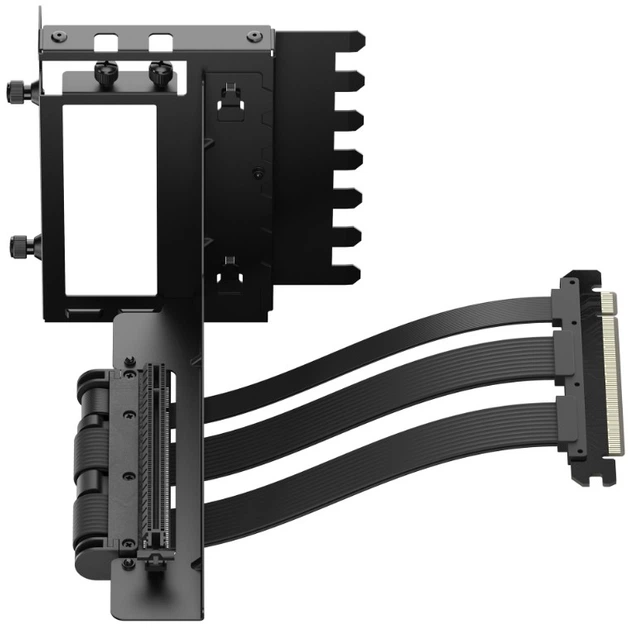 Райзер Fractal Design Flex 2 для вертикального встановлення відеокарти  PCIe 4.0 Чорний (FD-A-FLX2-001) - зображення 2