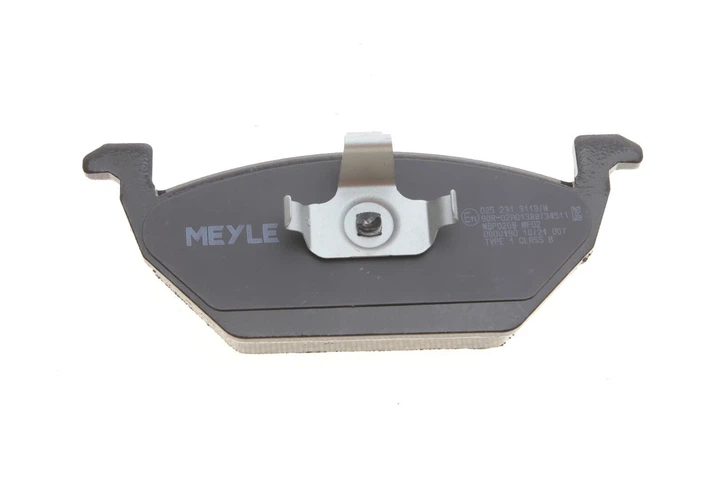 Гальмівні колодки MEYLE 0252313119/W Skoda Octavia, Fabia, Roomster, Yeti; Seat Leon, Ibiza, Toledo; Volkswagen Caddy, Golf, Bora, Polo, Jetta, Touran; Audi A3, A2 1J0698151D, 1J0698151E, 1J0698151F - зображення 3