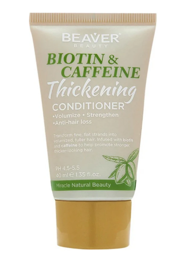 Кондиціонер проти випадіння волосся з біотином і кофеїном Beaver Biotin & Coffeine 40 мл - Фото 1 Кондиціонер проти випадіння волосся з біотином і кофеїном Beaver Biotin & Coffeine 40 мл - зображення 1