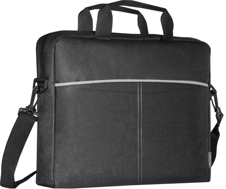 Сумка для ноутбука Defender Lite чорний + сірий, карман 15.6" - изображение 2