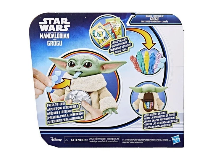 Interaktywna figurka Grogu Hasbro Star Wars The Mandalorian and Grogu – Snackin’ Grogu 16.5 cm (G3087) (5010996361042) - obraz 2
