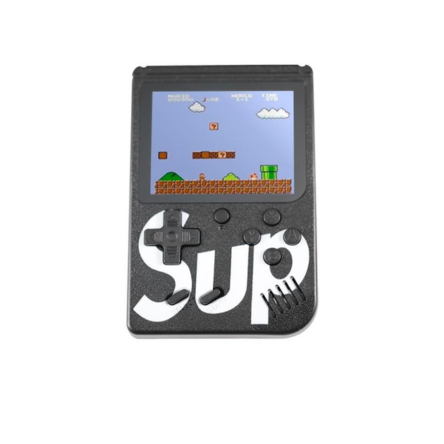 Портативна ігрова приставка із геймпадом SUP 8bit ретро приставка 400 ігор Чорний - зображення 6