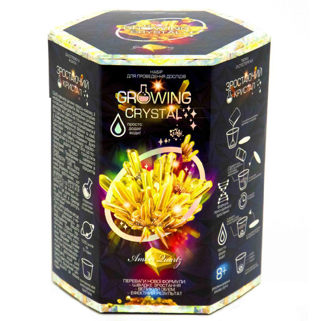 Набір для дослідів Growing Crystal (українською), Danko Toys - зображення 3