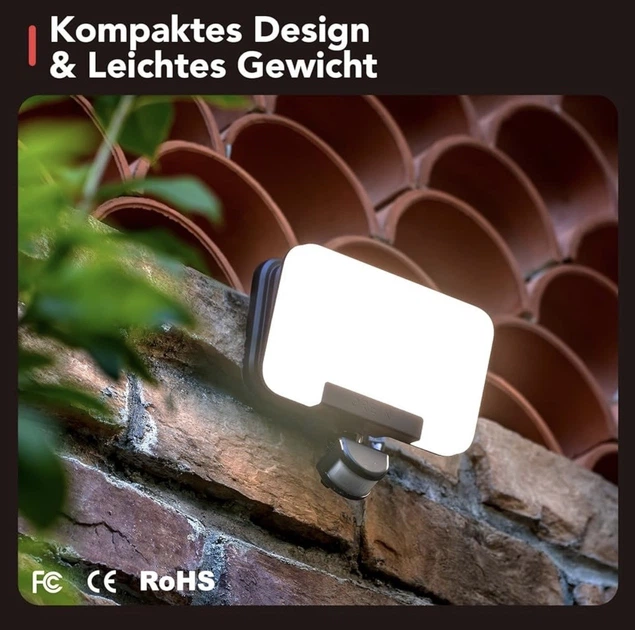 Потужні зовнішні світильники OREiN з датчиком руху (2 шт) — LED Motion Sensor Outdoor Lights - зображення 4