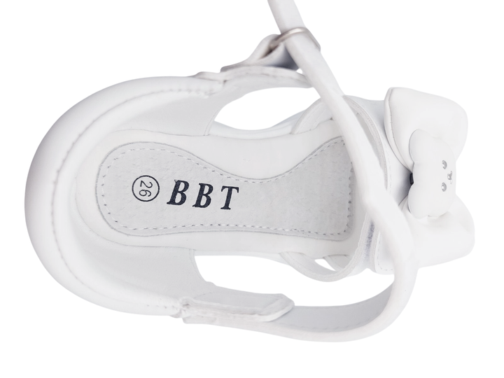 Босоножки для девочек BBT L86626/28 Белый 28 размер - 17,4 см стелька - изображение 6