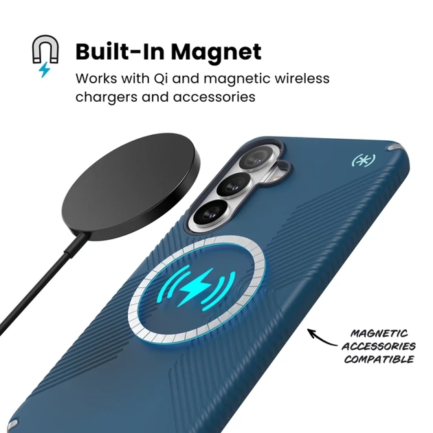Чехол Speck Presidio2 Grip Magnet для Samsung Galaxy S26 Plus Deep Sea with MagSafe (151060-3261) - Фото 2 Чехол Speck Presidio2 Grip Magnet для Samsung Galaxy S26 Plus Deep Sea with MagSafe (151060-3261) - изображение 2