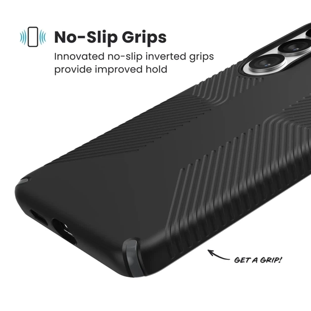 Чехол Speck Presidio2 Grip Magnet для Samsung Galaxy S26 Plus Black/Slate Grey/White with MagSafe (151060-3205) - изображение 4