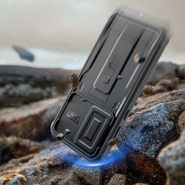 Защитное стекло для камеры Tech-Protect Kevlar Cam Plus для Samsung Galaxy A57 5G Black (2 pack) (5906302390915) - изображение 5