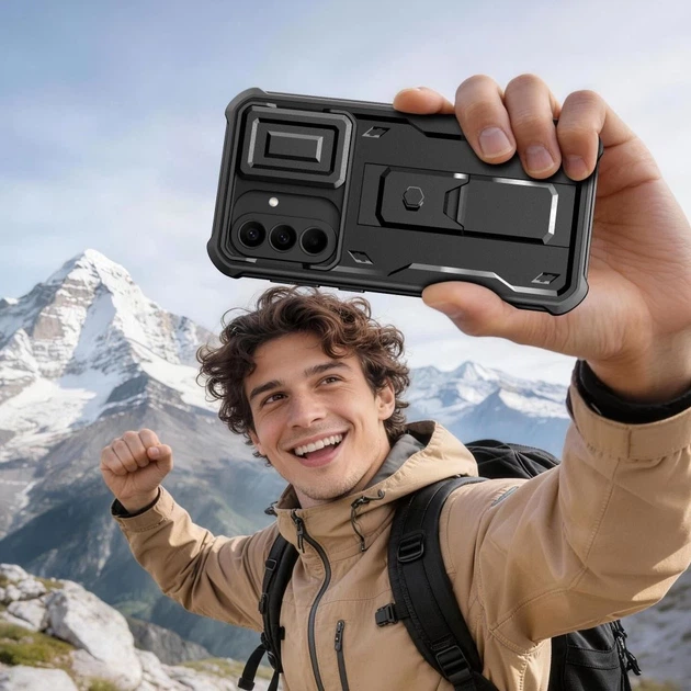 Защитное стекло для камеры Tech-Protect Kevlar Cam Plus для Samsung Galaxy A57 5G Black (2 pack) (5906302390915) - изображение 6